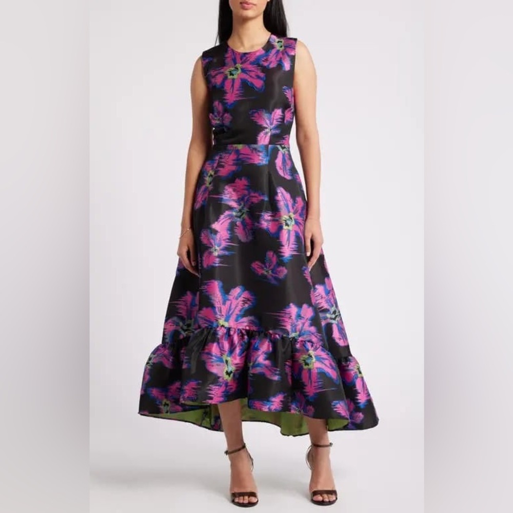 Chelsea28 Floral Jaquard A-Line Dress Size XS‎ NWT MSRP $158
